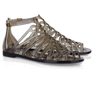 NIB Diane Von Furstenberg Jaya beach pool resort jelly sandals 10